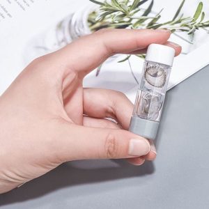 Parallel 2-Piece Set Contacts Lenses Case Travel Kit