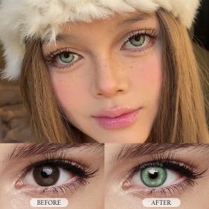 Eyemi Nocturne Green Prescription Colored Contact Lenses丨6 Months