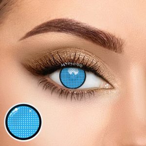 Eyemi Blind Blue Mesh Cosplay Colored Contact Lenses