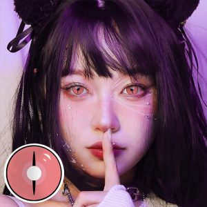 Eyemi Blind Kamado Nezuko Ghost Prescription Cosplay Colored Contact Lenses