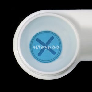 Eyemi Blind Button Eye Blue Cosplay Colored Contact Lenses