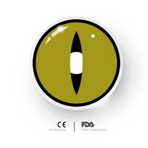 Eyemi Maru Green Cat Eye Cosplay Colored Contact Lenses