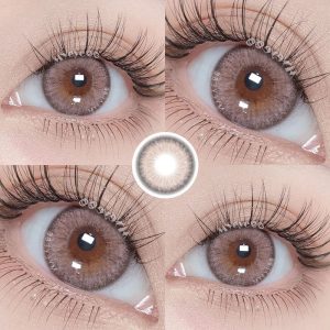 Eyemi Deepwater Zone Brown Prescription Colored Contact Lenses