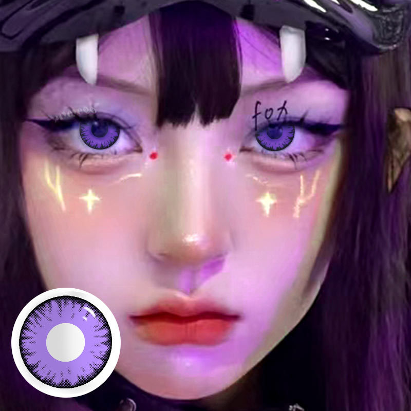 Coloredeye Miracle TimesII Purple Prescription Cosplay Colored Contact Lenses