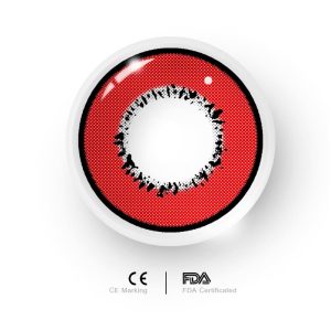 Eyemi Elements Red Prescription Cosplay Colored Contact Lenses