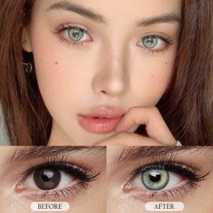 Eyemi Wild DNA Green Colored Contact Lenses