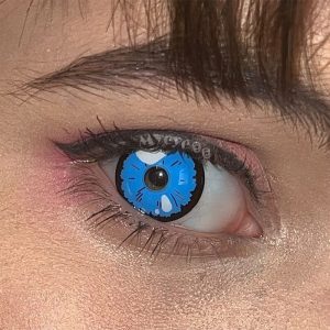 Eyemi Black Lobelia Blue Cosplay Colored Contact Lenses