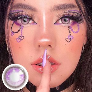 Eyemi Kranya Violet Prescription Cosplay Colored Contact Lenses