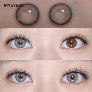 Eyemi Aegean Sea II Grey Prescription Colored Contact Lenses