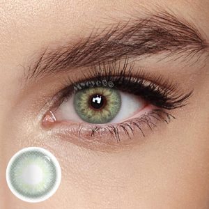 Coloredeye DNA Taylor II Green Prescription Colored Contact Lenses