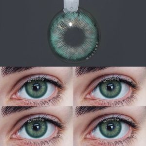 Coloredeye Aegean Sea II Green Prescription Men Colored Contact Lenses