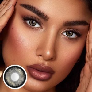 Eyemi Pearlescent Black Prescription Colored Contact Lenses