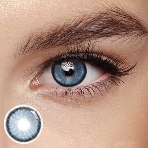Eyemi Norko Blue Prescription Colored Contact Lenses