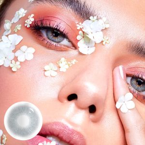 Eyemi Queen Grey Prescription Colored Contact Lenses