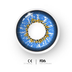 Eyemi Genshin Impact Blue Prescription Cosplay Colored Contact Lenses