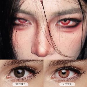 Coloredeye Mythic Eye Red Cosplay Colored Contact Lenses丨1 Day