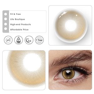 Eyemi Monaco Brown Prescription Colored Contact Lenses