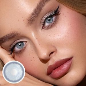 Eyemi Nordic DNA Blue Prescription Colored Contact Lenses