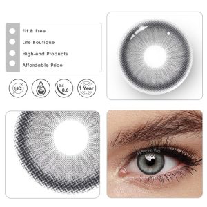 Eyemi Aloe Grey Colored Contact Lenses
