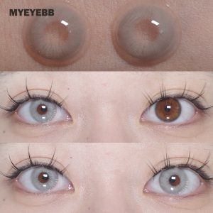 Eyemi Rome Times Grey Prescription Colored Contact Lenses