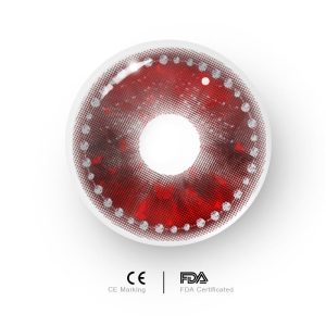 Eyemi Infernal Vow Red Cosplay Colored Contact Lenses丨1 Day