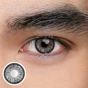 Eyemi Cocoa Black Prescription Men Colored Contact Lenses