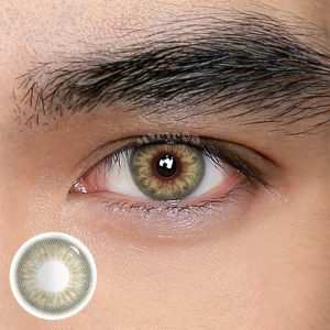 Coloredeye DNA II Brown Prescription Men Colored Contact Lenses