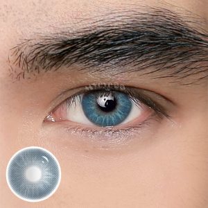 Eyemi Eros Blue Prescription Men Colored Contact Lenses