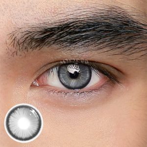 Eyemi Norko Grey Prescription Men Colored Contact Lenses