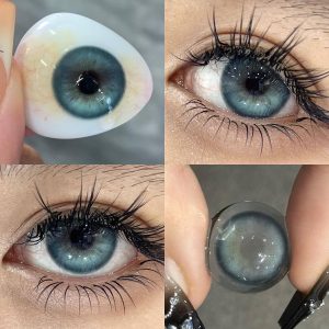 Eyemi Neo Glamour Blue Green Prescription Colored Contact Lenses
