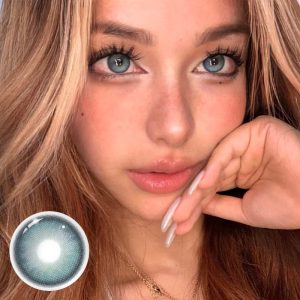 Eyemi Neo Glamour Blue Green Prescription Colored Contact Lenses