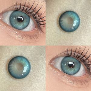 Eyemi Neo Glamour Blue Green Prescription Colored Contact Lenses