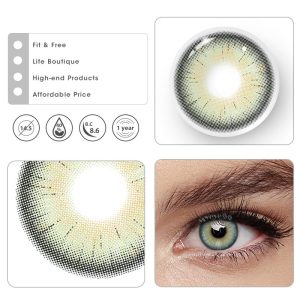 Eyemi Twilight Green Colored Contact Lenses