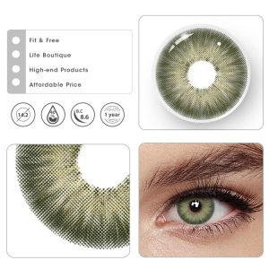 Eyemi New York III Green Colored Contact Lenses