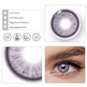 Eyemi Fruit Violet Colored Contact Lenses