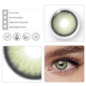 Coloredeye Norko Green Prescription Colored Contact Lenses