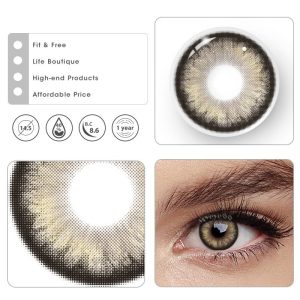 Eyemi Pearlescent Brown Prescription Colored Contact Lenses