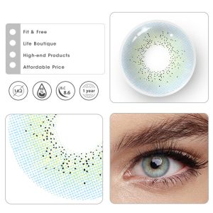 Eyemi Ocean Blue prescription Colored Contact Lenses