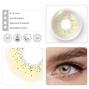 Eyemi Ocean Brown Prescription Colored Contact Lenses