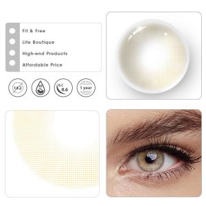Eyemi Aurora Brown Prescription Colored Contact Lenses