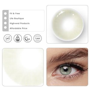 Eyemi Aurora Crystal Grey Colored Contact Lenses