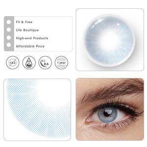 Coloredeye Hid II Azul Prescription Colored Contact Lenses