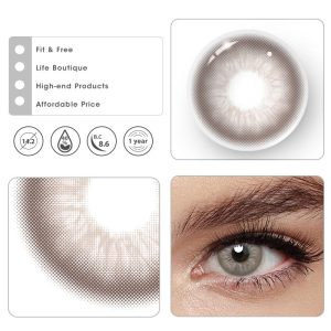 Coloredeye Unspoken Mirage Brown Prescription Colored Contact Lenses