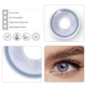 Eyemi Genshin Moon Blue Prescription Colored Contact Lenses