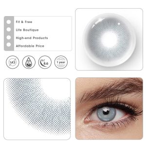 Eyemi Queen Grey Prescription Colored Contact Lenses