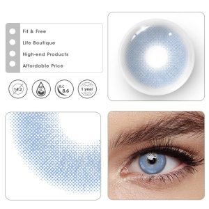 Eyemi Queen Blue Prescription Colored Contact Lenses