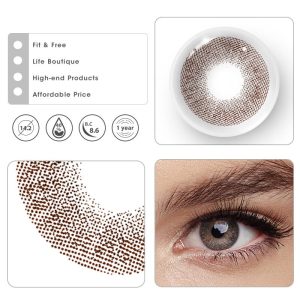 Eyemi Queen Brown Prescription Colored Contact Lenses