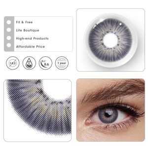 Eyemi New York III Violet Prescription Colored Contact Lenses