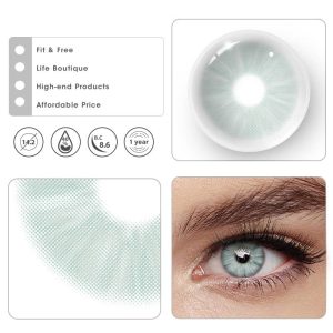 Eyemi Meta Green Prescription Colored Contact Lenses