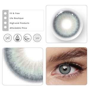 Eyemi Deepwater Zone Blue Prescription Colored Contact Lenses